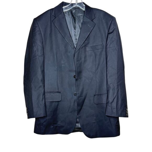 Giorgio Armani Black Long Sleeve 3 Button Blazer Jacket Coat Size